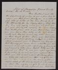 Letter from Turner Ward to Gideon Ward